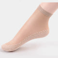 10 Paar seidige rutschfeste Baumwollsocken für Damen