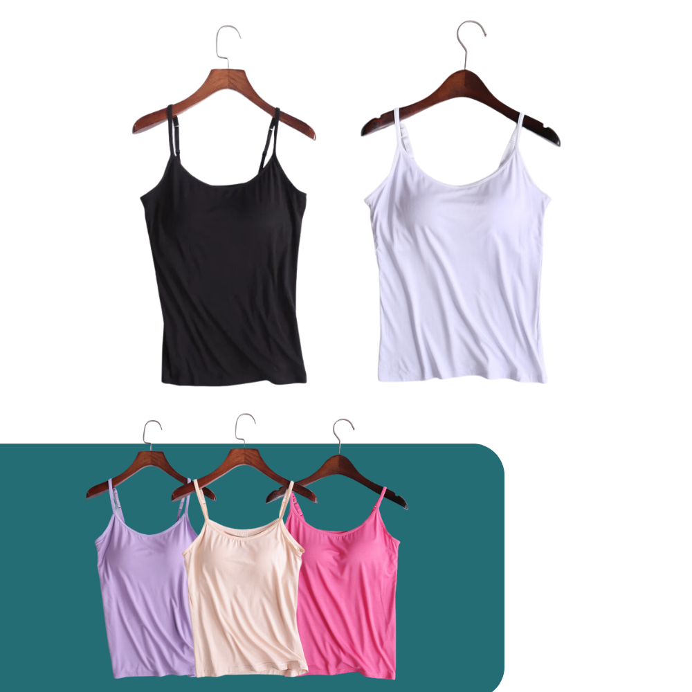 Kit Damenblusen mit eingebautem BH - ComfortStyle - 2 kaufen 5 erhalten