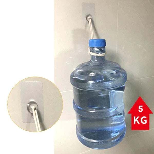 Praktischer Klebehalter für Installationen ohne Nägel