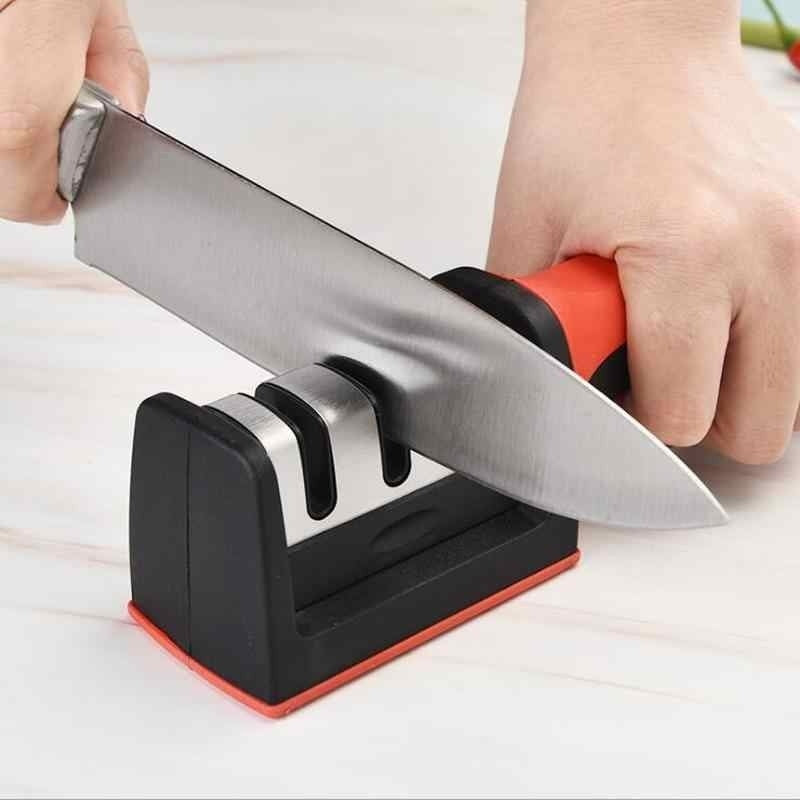 3-in-1 Profi-Messerschärfer aus Stahl