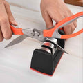 3-in-1 Profi-Messerschärfer aus Stahl