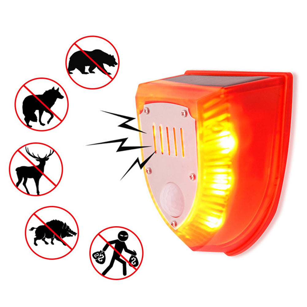 Solar-Tiervertreiber-Alarm mit Bewegungssensor - SunAlert