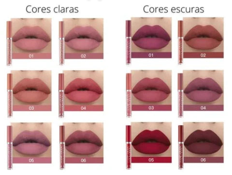 Langanhaltender Lippenstift mit Matt-Effekt - 3 kaufen 6 erhalten