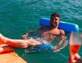 Aufblasbarer Schwimmsessel für den Pool - FloatEase