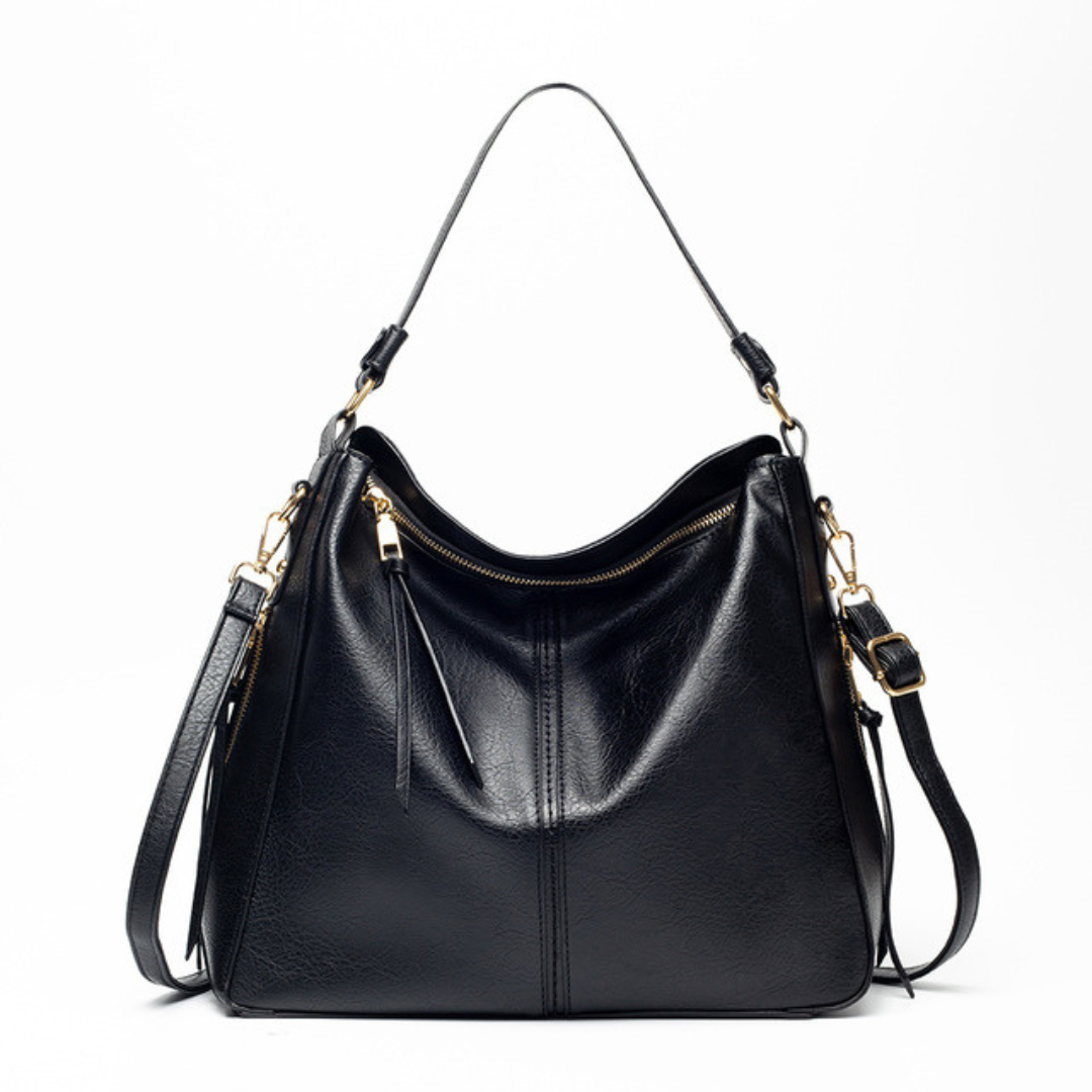 Vielseitige wasserdichte Damenhandtasche aus Leder - AquaLeather