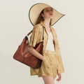 Vielseitige wasserdichte Damenhandtasche aus Leder - AquaLeather