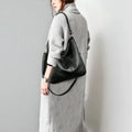 Vielseitige wasserdichte Damenhandtasche aus Leder - AquaLeather