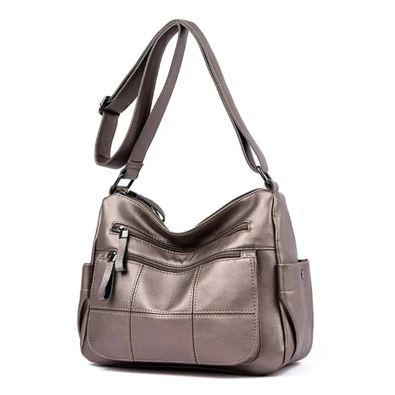 Hochwertige Damentasche aus Leder - LuxeLeather