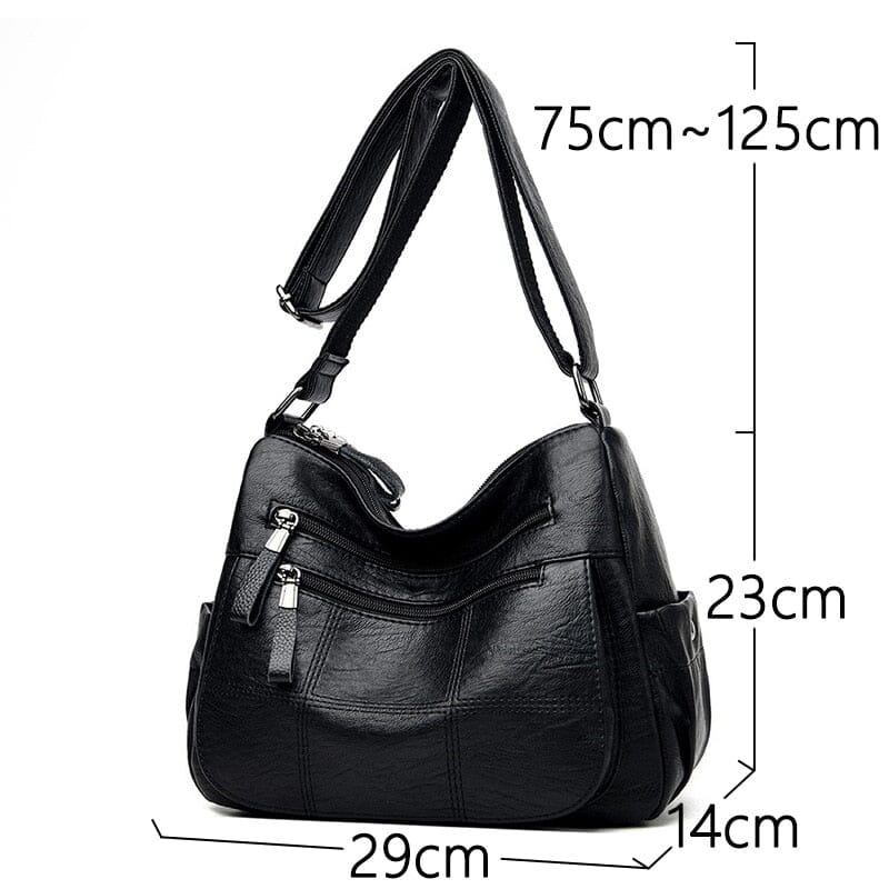 Hochwertige Damentasche aus Leder - LuxeLeather