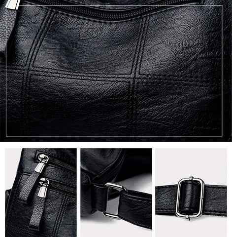 Hochwertige Damentasche aus Leder - LuxeLeather