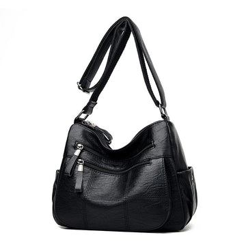 Hochwertige Damentasche aus Leder - LuxeLeather
