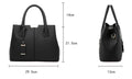 Damen-Schultertasche aus Leder - LuxeShoulder