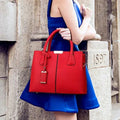 Damen-Schultertasche aus Leder - LuxeShoulder