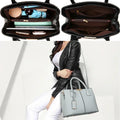 Damen-Schultertasche aus Leder - LuxeShoulder