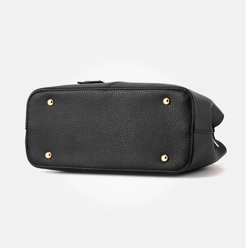 Damen-Schultertasche aus Leder - LuxeShoulder