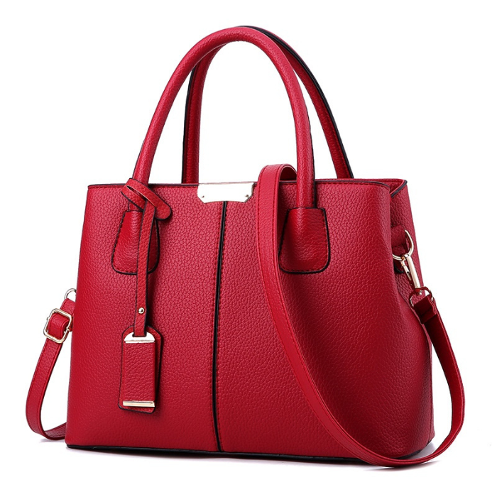 Damen-Schultertasche aus Leder - LuxeShoulder