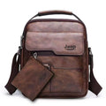 Herren-Ledertasche Jеер + Leder-Geldbörse Gratis