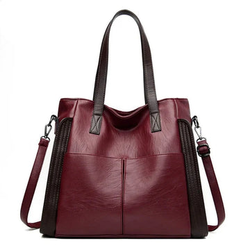 Vielseitige Damen-Tote-Bag aus Leder - ChicCarry
