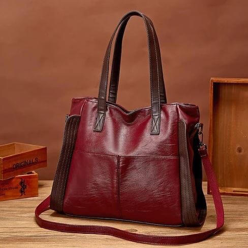 Vielseitige Damen-Tote-Bag aus Leder - ChicCarry