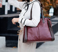 Vielseitige Damen-Tote-Bag aus Leder - ChicCarry