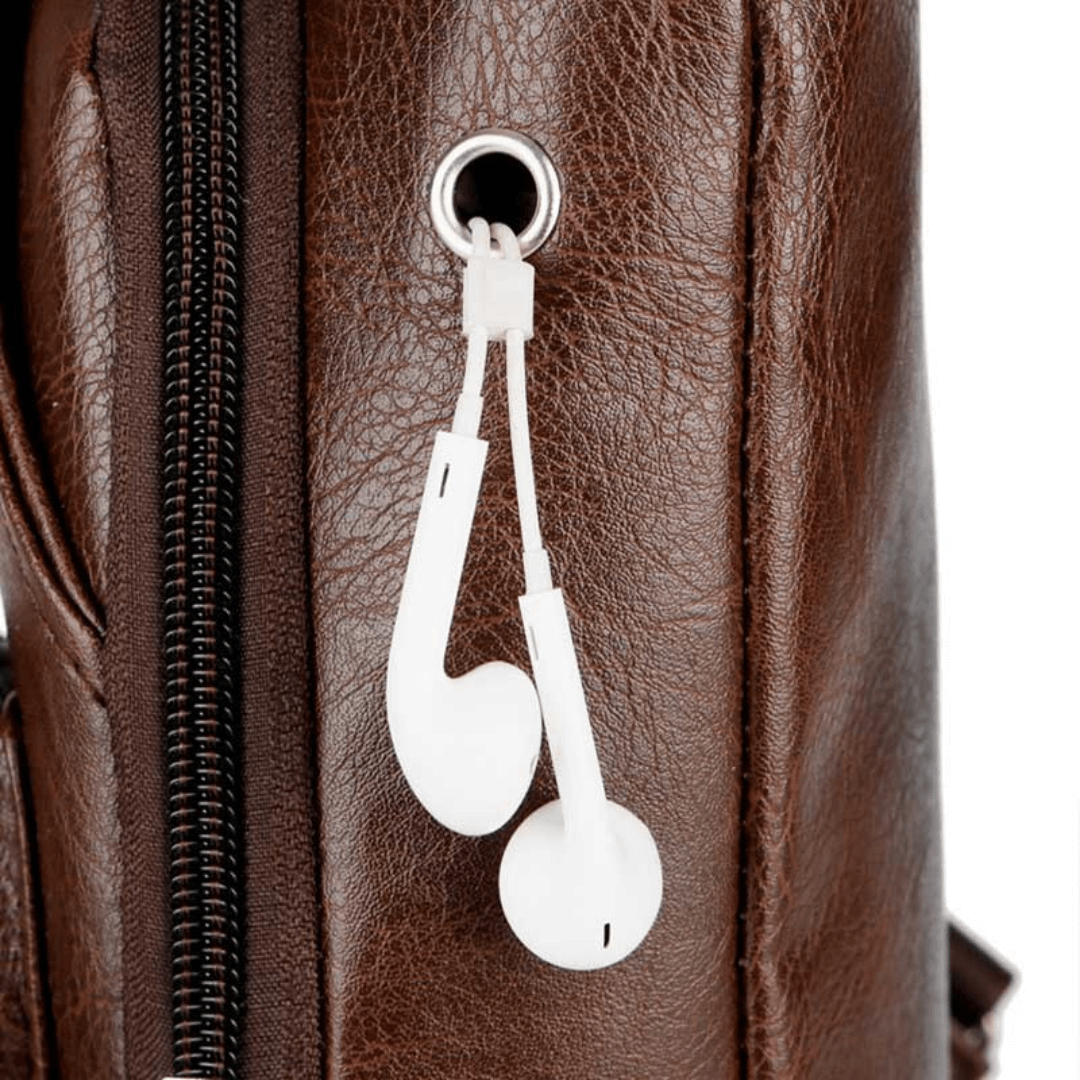 Unisex Umhängetasche aus Leder