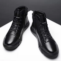 Herren-Kampfstiefel aus Leder - UrbanStyle