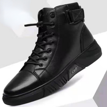 Herren-Kampfstiefel aus Leder - UrbanStyle