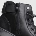 Herren-Kampfstiefel aus Leder - UrbanStyle