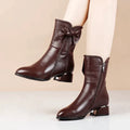 Samtiger Damenstiefel für den Winter - Winter Soft
