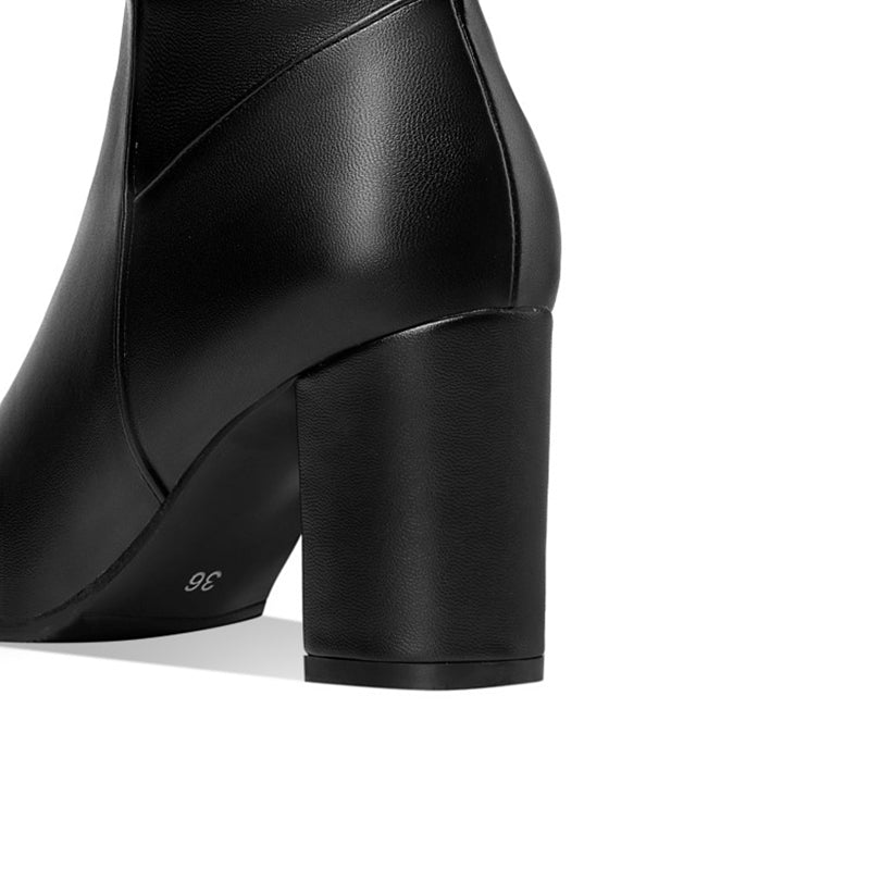 Damen-Stiefel mit hohem Schaft aus Ökoleder - Lady Conforty