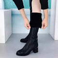 Damen-Stiefel mit hohem Schaft aus Ökoleder - Lady Conforty
