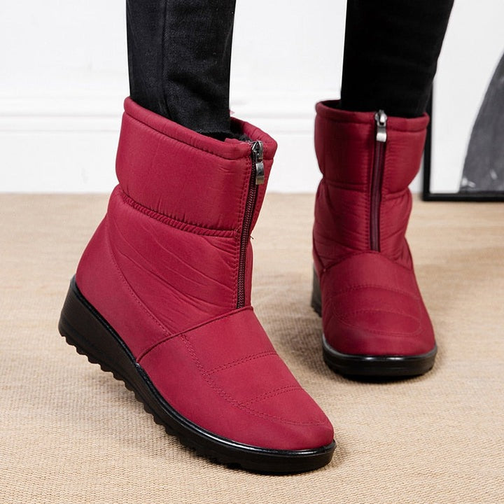 Damen-Winterstiefel gefüttert wasserdicht - CozyWarm