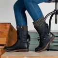 Damen-Winterstiefel mit Absatz - WinterStep