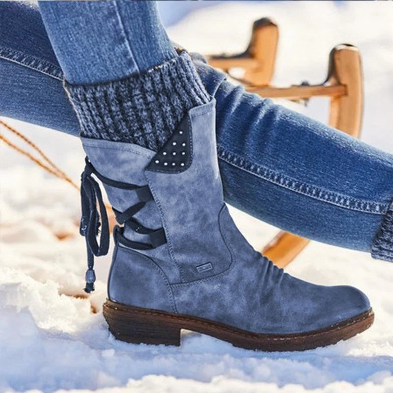 Damen-Winterstiefel mit Absatz - WinterStep