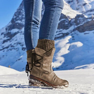 Damen-Winterstiefel mit Absatz - WinterStep