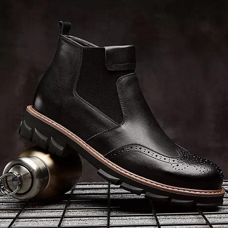 Klassischer Herren-Lederstiefel - EliteCraft