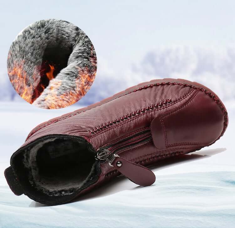 Wasserdichter Winterstiefel mit flauschigem Innenfutter Hot Comfort