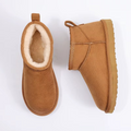 Klassische Winterstiefel für Damen mit plüschgefütterter Innenseite