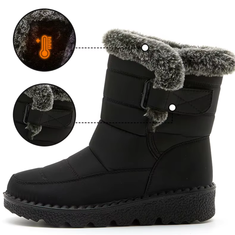 Wasserdichte Mid-Top-Winterstiefel für Damen