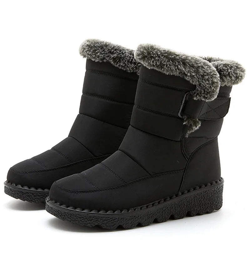 Wasserdichte Mid-Top-Winterstiefel für Damen