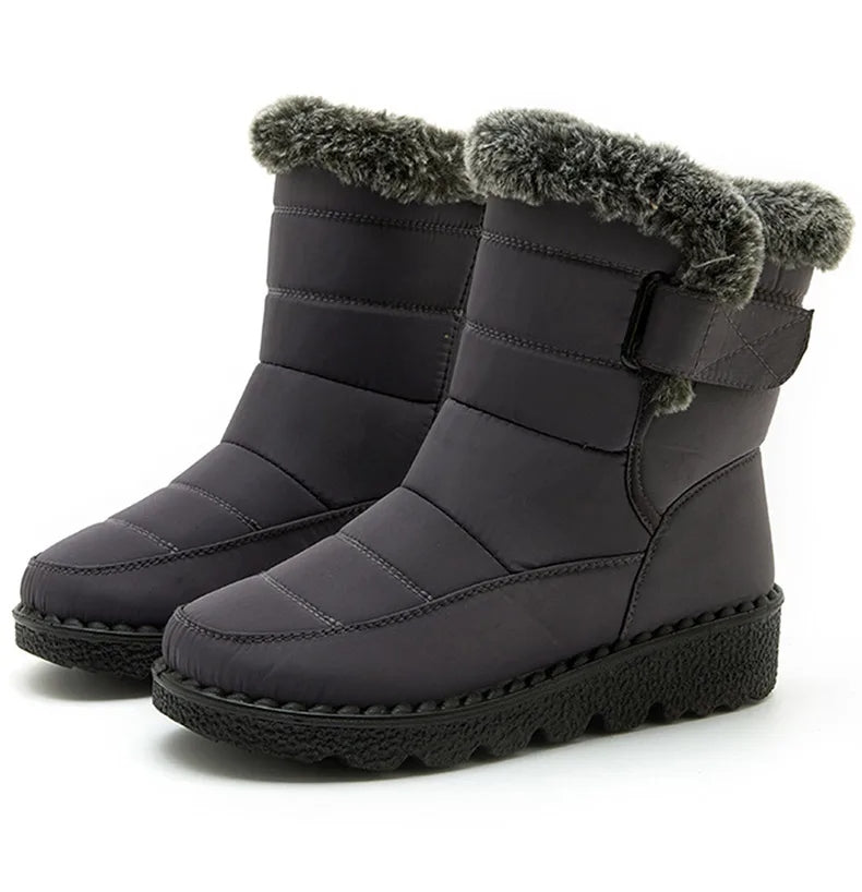 Wasserdichte Mid-Top-Winterstiefel für Damen