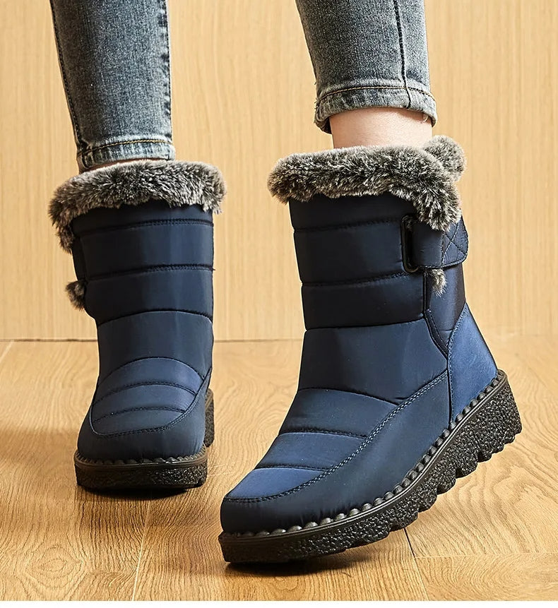 Wasserdichte Mid-Top-Winterstiefel für Damen