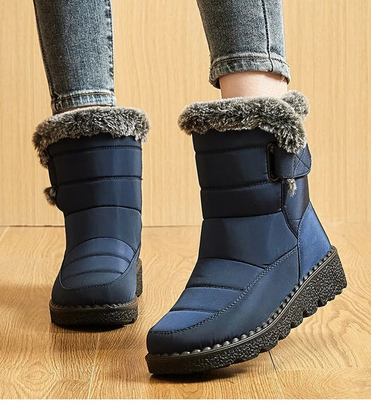 Wasserdichte Mid-Top-Winterstiefel für Damen