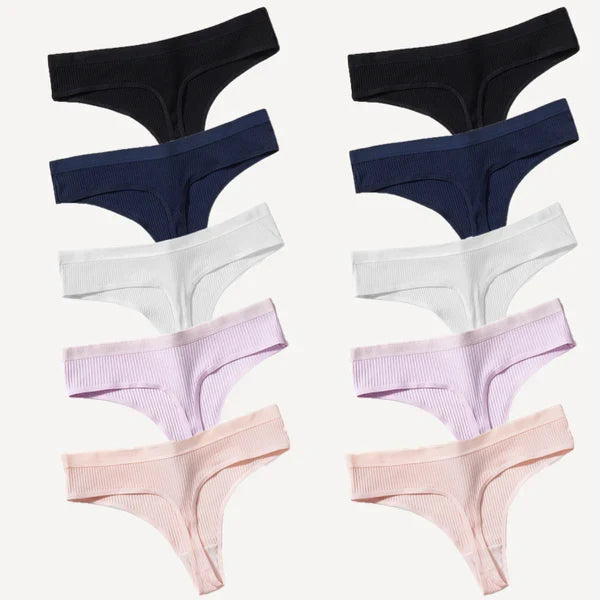 Nahtlose String-Slips aus Baumwolle - 5 kaufen 10 erhalten
