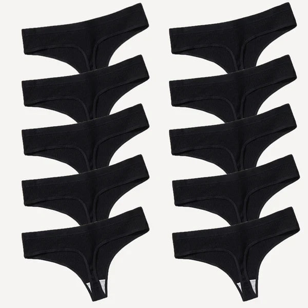 Nahtlose String-Slips aus Baumwolle - 5 kaufen 10 erhalten