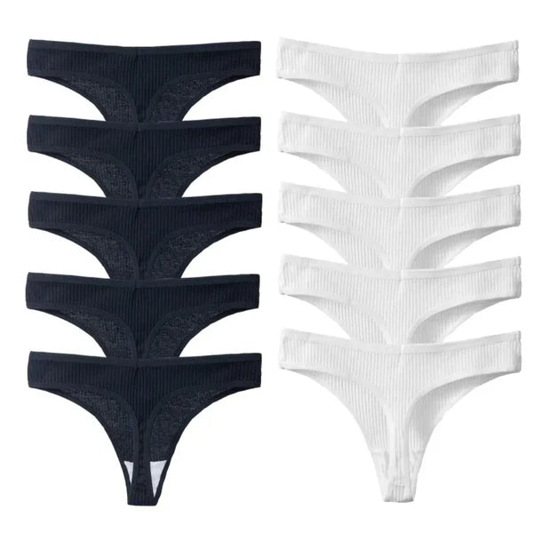 Nahtlose String-Slips aus Baumwolle - 5 kaufen 10 erhalten