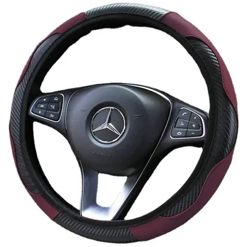 Universelle Lenkradhülle aus Leder für Autos