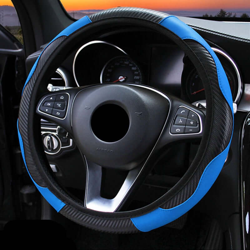 Universelle Lenkradhülle aus Leder für Autos