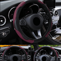 Universelle Lenkradhülle aus Leder für Autos