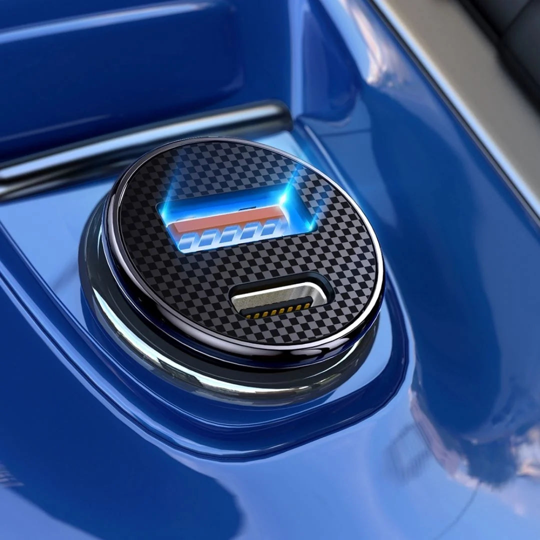 Ultraschnelles KFZ-Ladegerät - Mit 2 USB-Anschlüssen